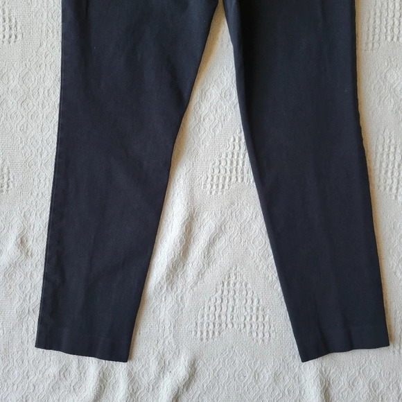 Theory Straight Leg Cotton Blend Business Trouser Pant - Picture 8 of 12